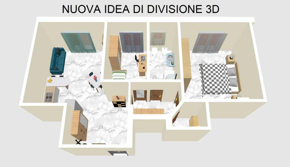 PLANIMETRIA 3D NUOVA IDEA DI DIVISIONE